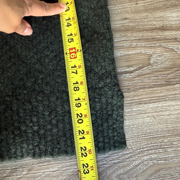 Vince Wool Blend Pullover Mock Neck Hunter Sweater, Size: M - Picture 12 of 13